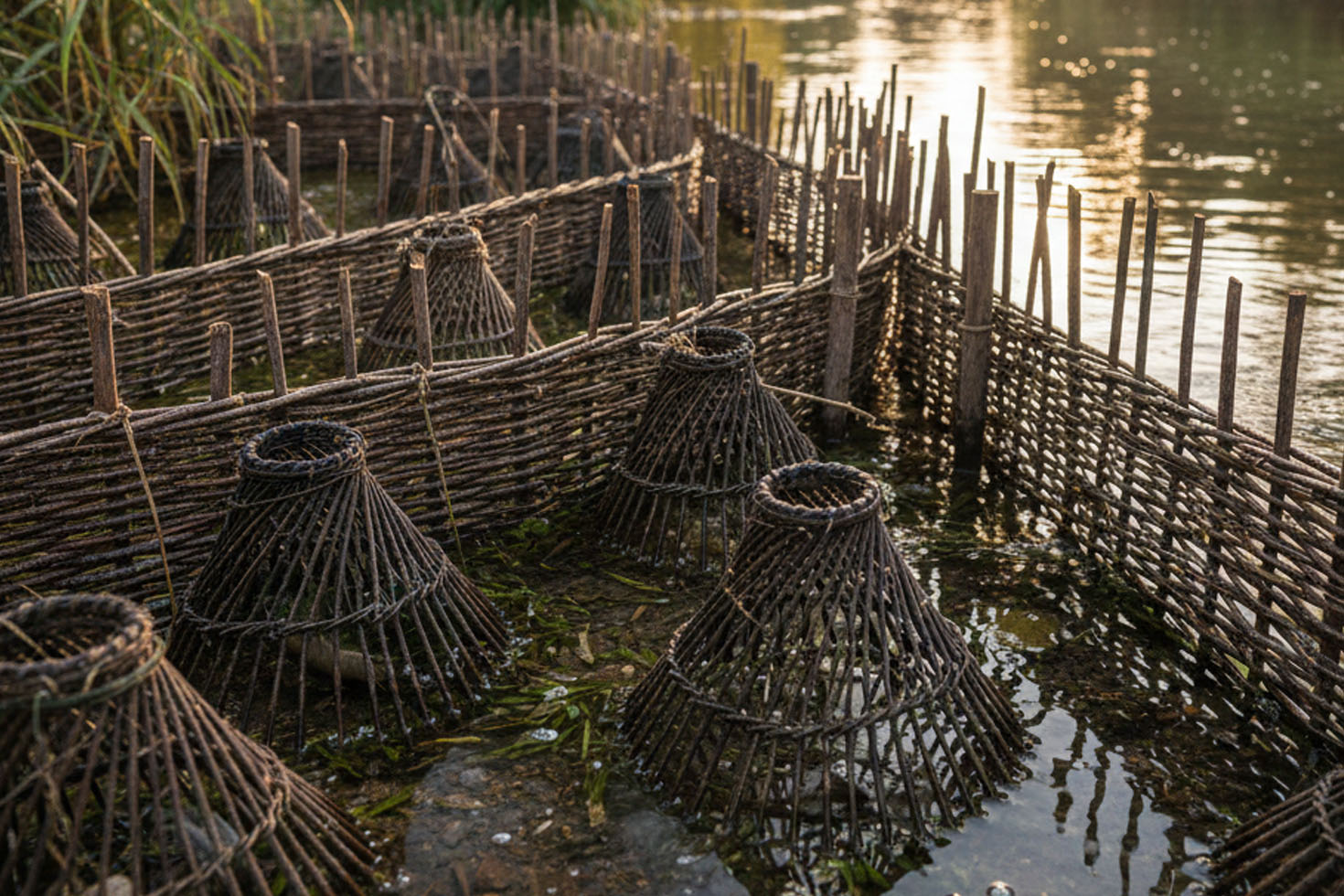Pesca con encañizada en el Estanque de Peñíscola (s. XVIII)